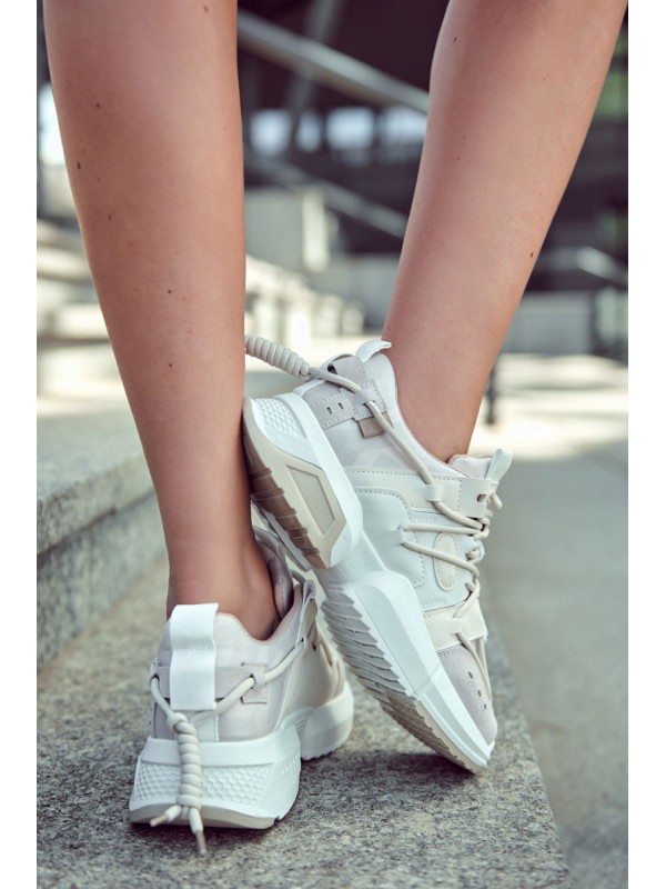Women's Sneakers Sport Shoes Beige Someday