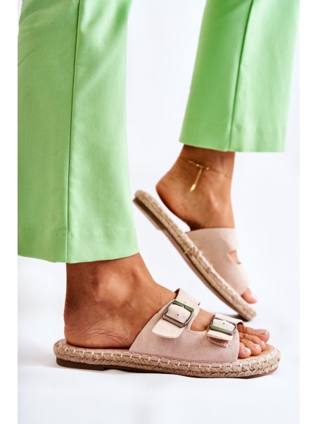 Classic Suede Women's Slippers Beige Casilda