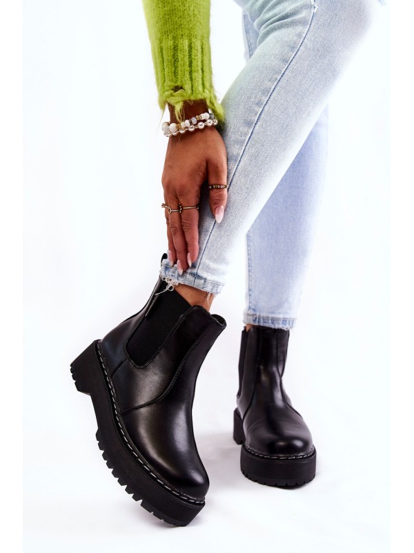 Warm Slip-on Boots Big Star II274101 Black