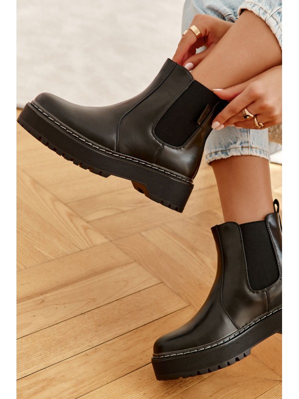 Warm Slip-on Boots Big Star II274101 Black