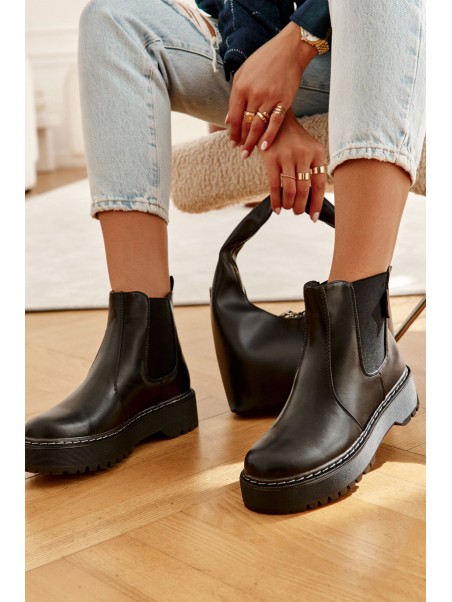 Warm Slip-on Boots Big Star II274101 Black