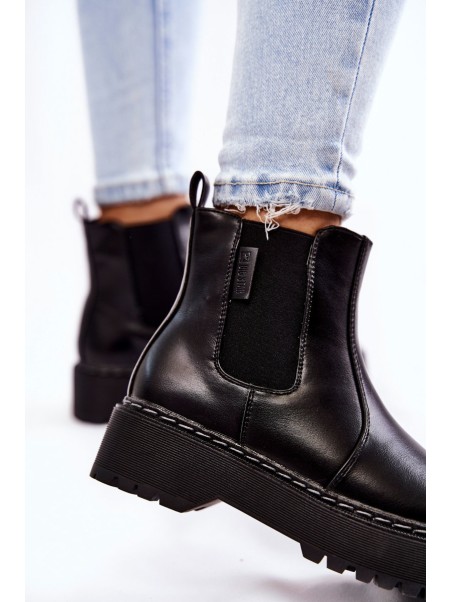 Warm Slip-on Boots Big Star II274101 Black