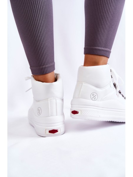 Women's High Sneakers Cross Jeans KK2R4028C White