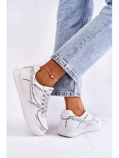 Women's Low Sport Shoes White Solveig