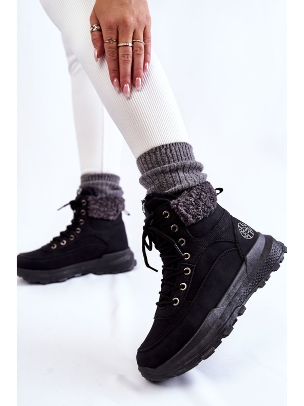 Warm Boots Trappers Lee Cooper LCJ-22-44-1362 Black