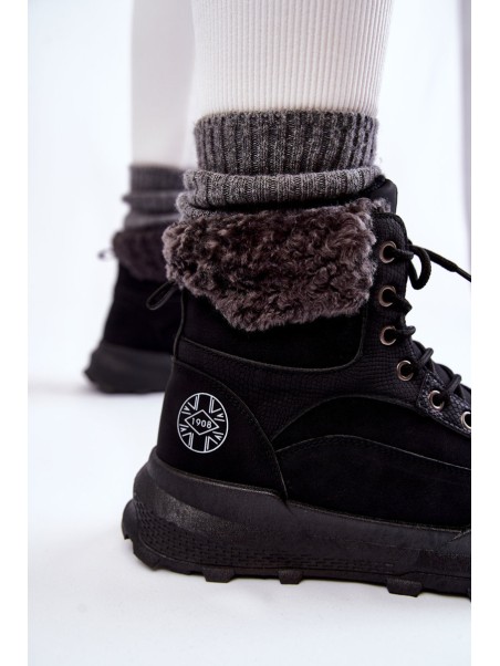 Warm Boots Trappers Lee Cooper LCJ-22-44-1362 Black