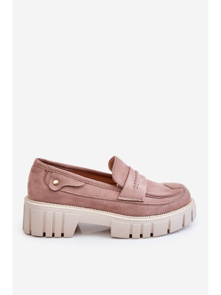 Women's Suede Slip-On Shoes Light Brown Fiorell