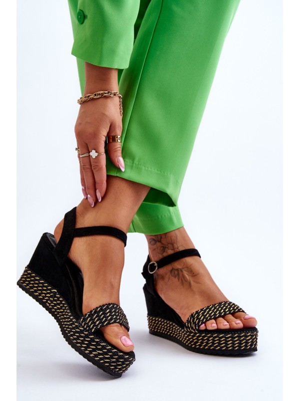 Classic Women's Wedge Sandals Black Malmo