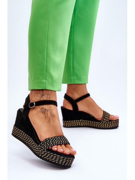 Classic Women's Wedge Sandals Black Malmo