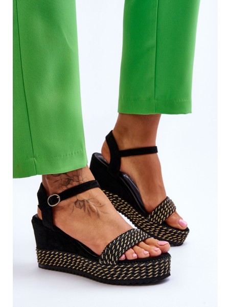 Classic Women's Wedge Sandals Black Malmo