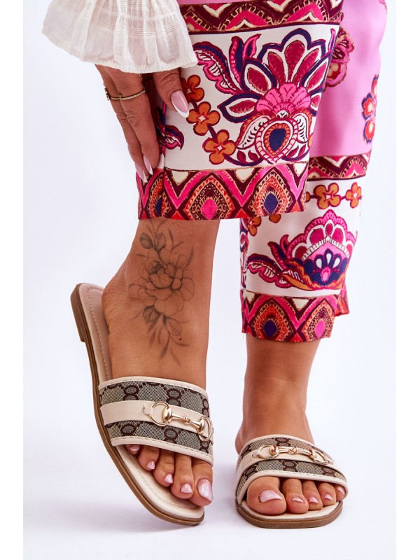 Classic Flat Heels Beige Marlene