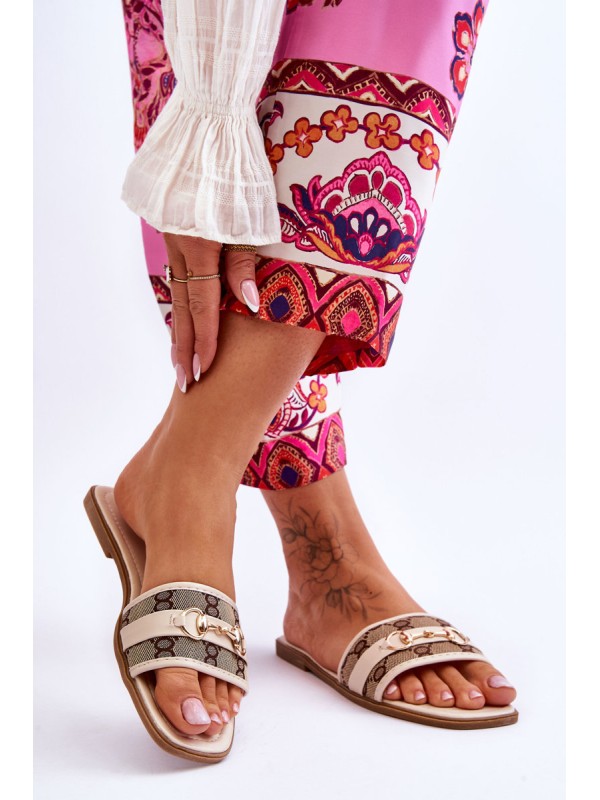 Classic Flat Heels Beige Marlene