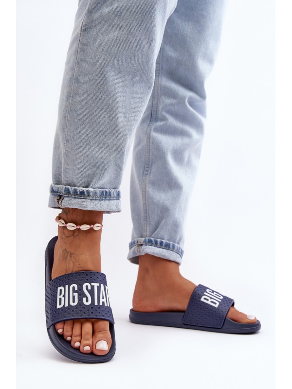 Women's Classic Slip-Ons Big Star MM274714 Navy Blue