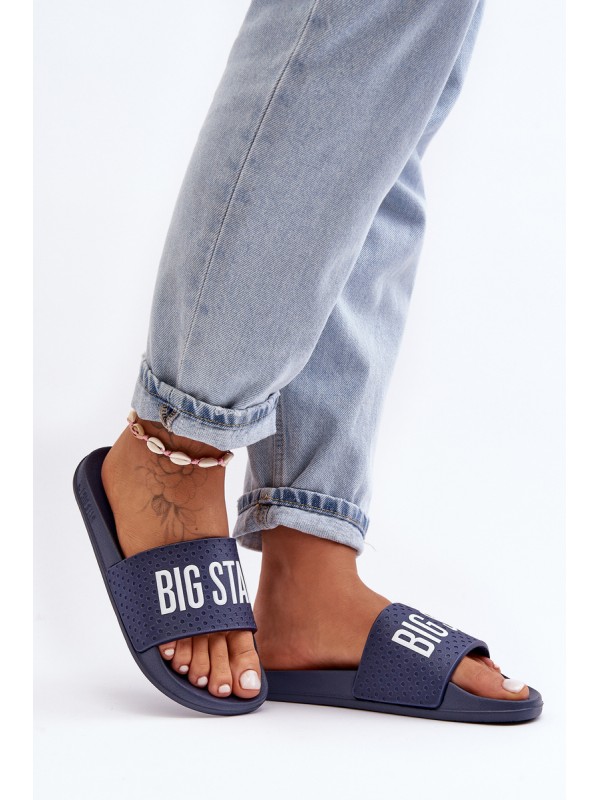 Women's Classic Slip-Ons Big Star MM274714 Navy Blue