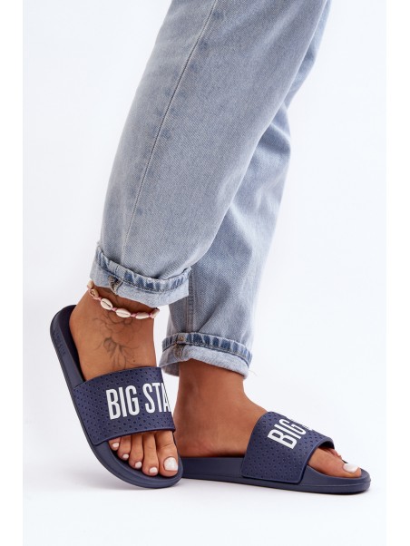 Women's Classic Slip-Ons Big Star MM274714 Navy Blue