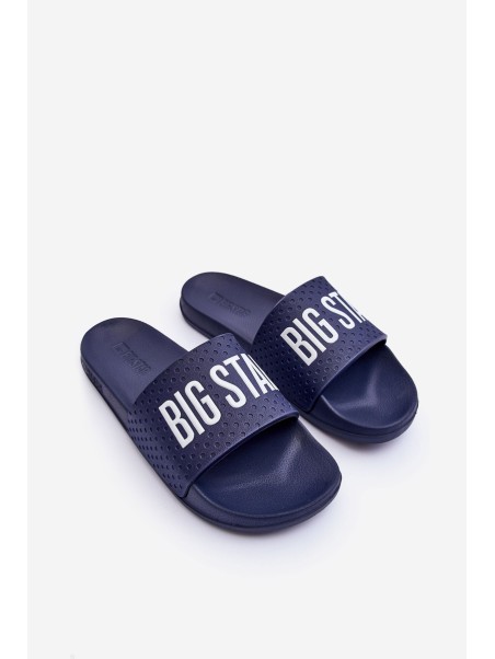 Women's Classic Slip-Ons Big Star MM274714 Navy Blue
