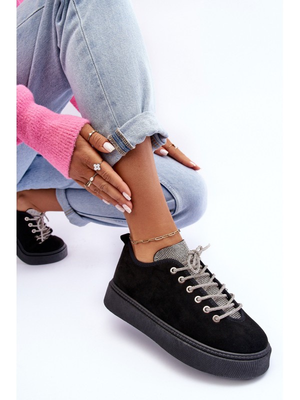 Women's Dazzled Jet Sports Shoes Black Ecea