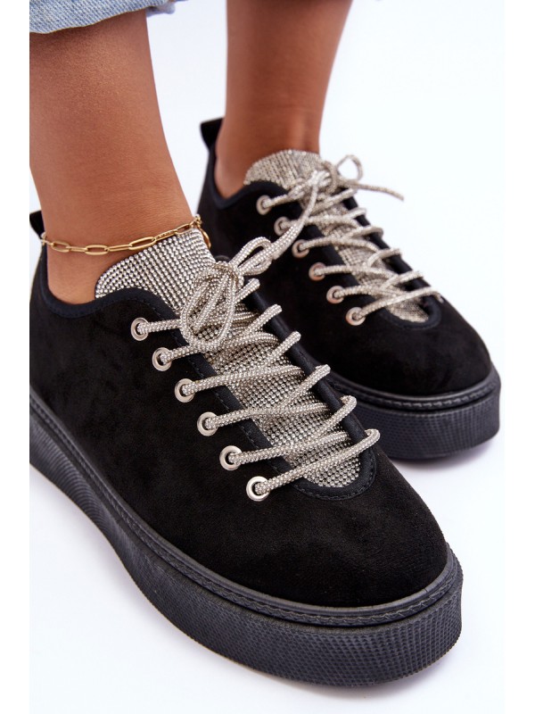 Women's Dazzled Jet Sports Shoes Black Ecea