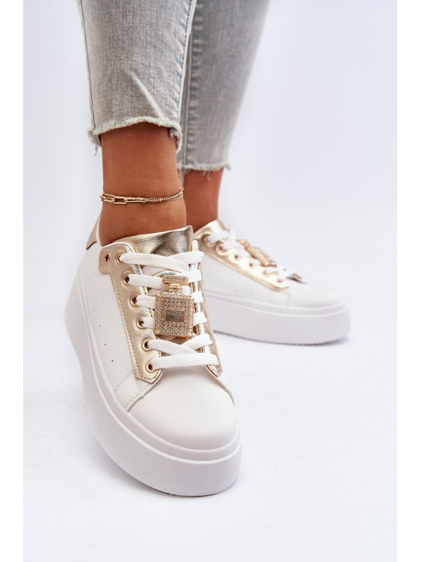 Women's Sneakers with Decoration White Celedria