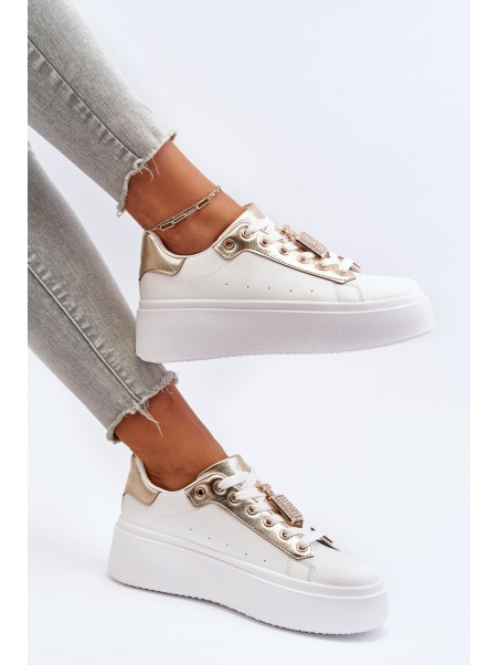 Women's Sneakers with Decoration White Celedria