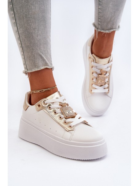Women's Sneakers with Decoration White Celedria