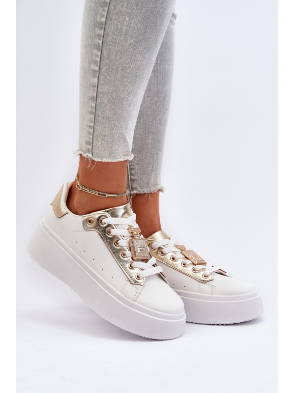 Women's Sneakers with Decoration White Celedria