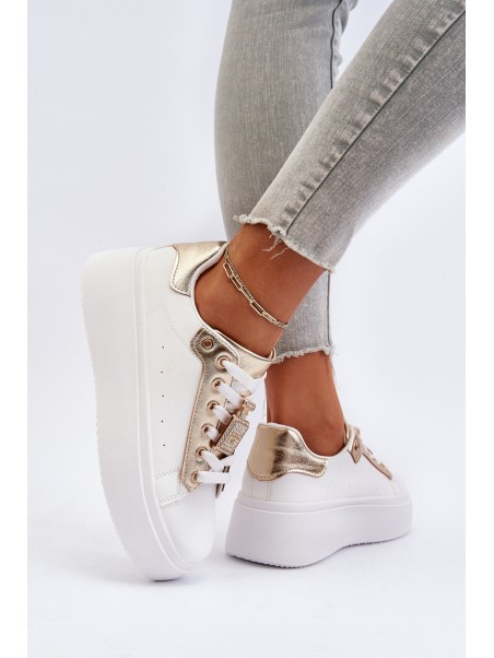 Women's Sneakers with Decoration White Celedria