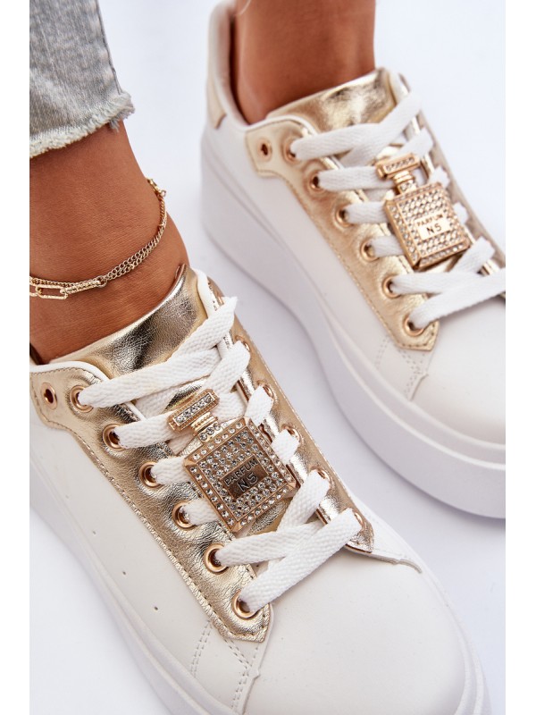 Women's Sneakers with Decoration White Celedria