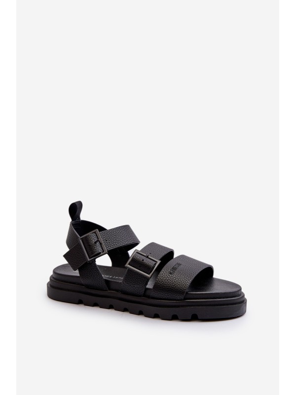 Women's Eco Leather Sandals Big Star NN274065 Black