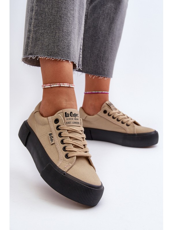Women's sneakers Lee Cooper LCW-24-31-2721 Beige