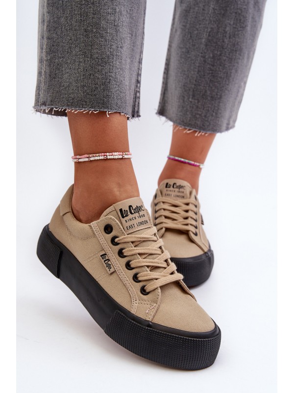 Women's sneakers Lee Cooper LCW-24-31-2721 Beige