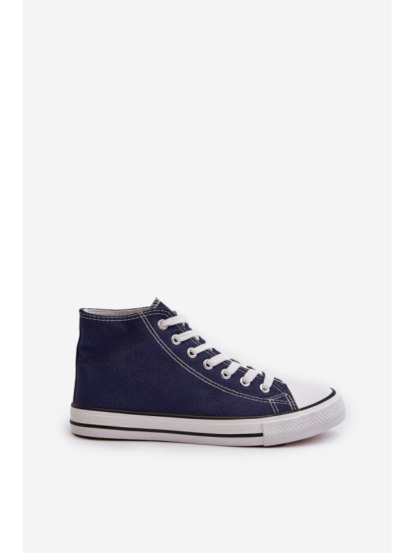 Navy Blue Women's Sneakers Socerio