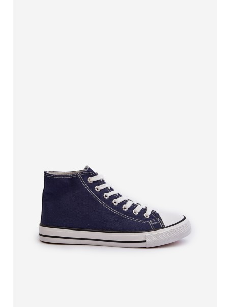 Navy Blue Women's Sneakers Socerio