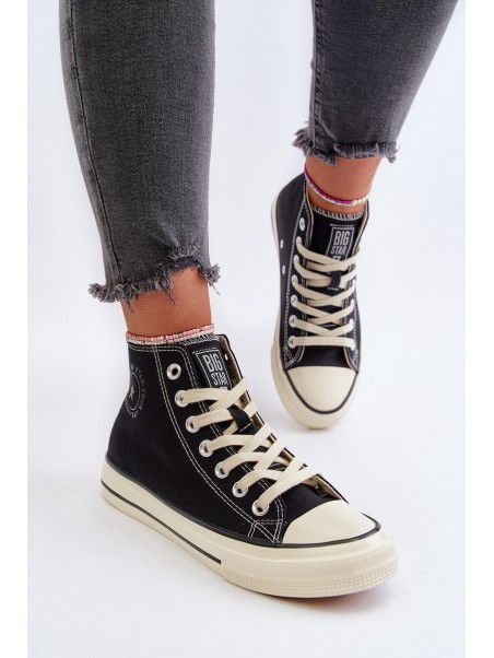 Women's High-Top Sneakers Big Star NN274283 Black
