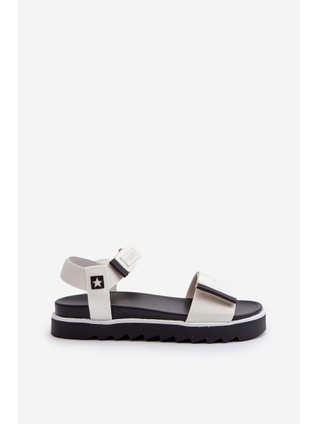 Women's Platform Sandals Big Star NN274777 White