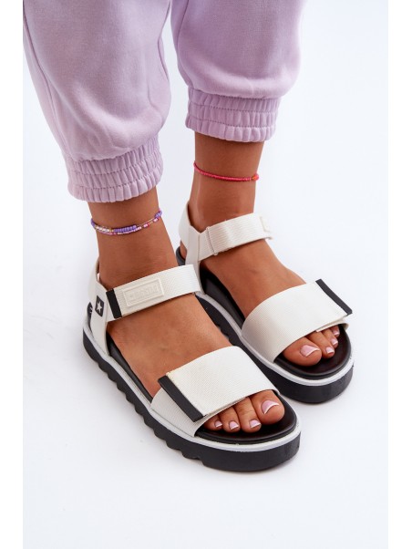 Women's Platform Sandals Big Star NN274777 White