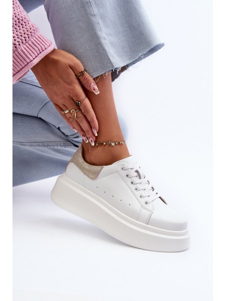 Women's Platform Sneakers D&A LR568 White