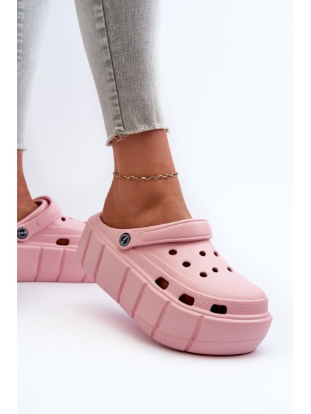 Pink Women's Platform Foam Flip-Flops Itubia