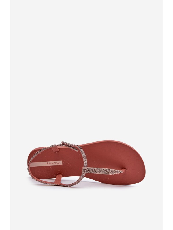 Women's Flip Flops with Brocade 26914 Ipanema Class Brilha Fem Coral
