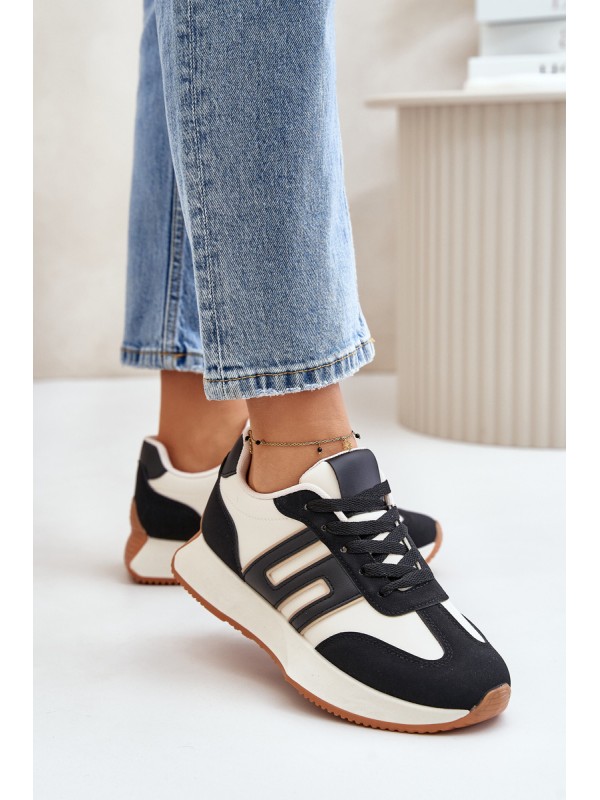 Sneakers Sports Shoes On Platform Women Black Thari