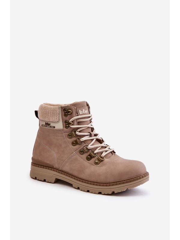 Warm Women's Boots Dark Beige Lee Cooper LCJ-24-03-3042