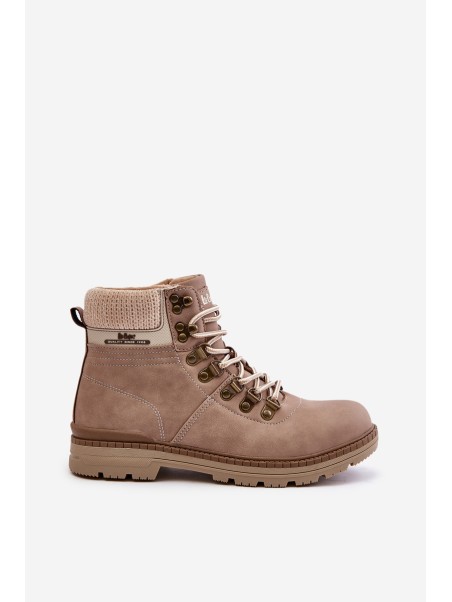 Warm Women's Boots Dark Beige Lee Cooper LCJ-24-03-3042