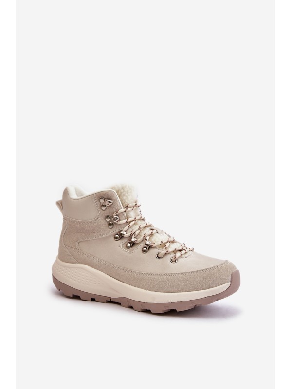 Women's Lightweight Zip Boots Light Beige Lee Cooper LCJ-24-03-3071
