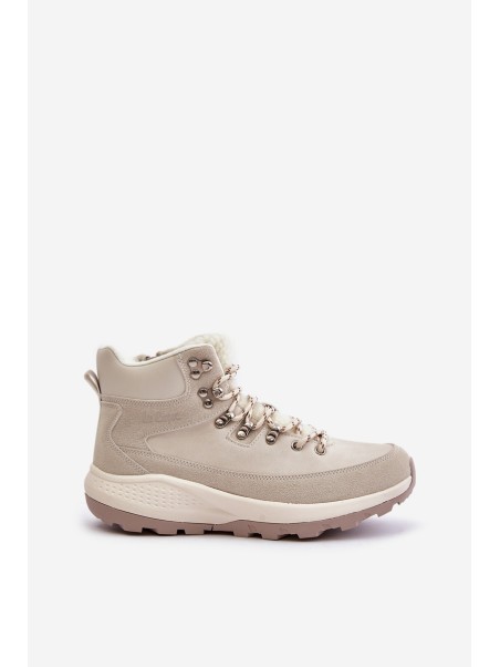 Women's Lightweight Zip Boots Light Beige Lee Cooper LCJ-24-03-3071