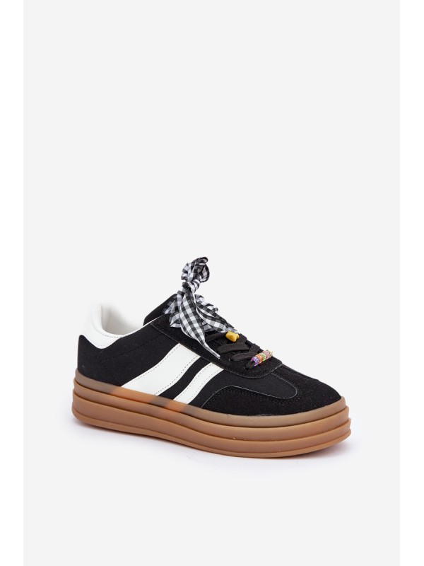 Women's Sneakers With Clips Black Jariana