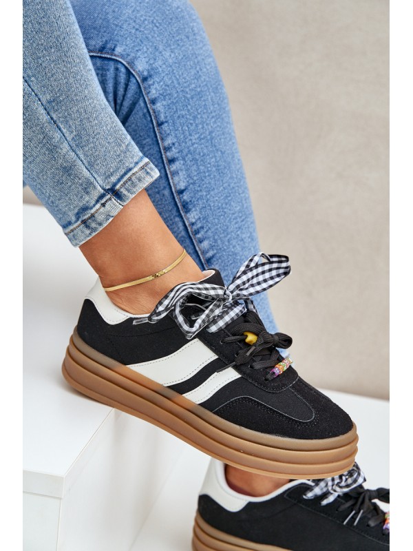 Women's Sneakers With Clips Black Jariana