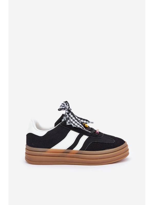 Women's Sneakers With Clips Black Jariana