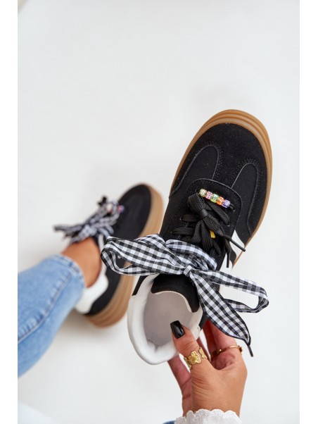 Women's Sneakers With Clips Black Jariana