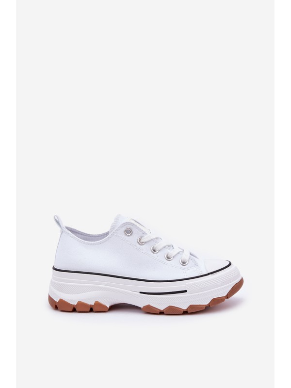 Low Women's Sneakers On Platform White Aradwin