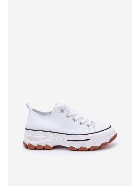 Low Women's Sneakers On Platform White Aradwin